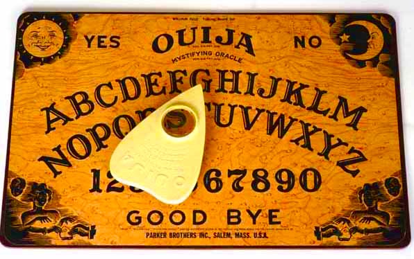 Mandatory Credit: Photo by Jon Santa Cruz / Rex Features (582062k) Ouija board with pointer VARIOUS - 2006